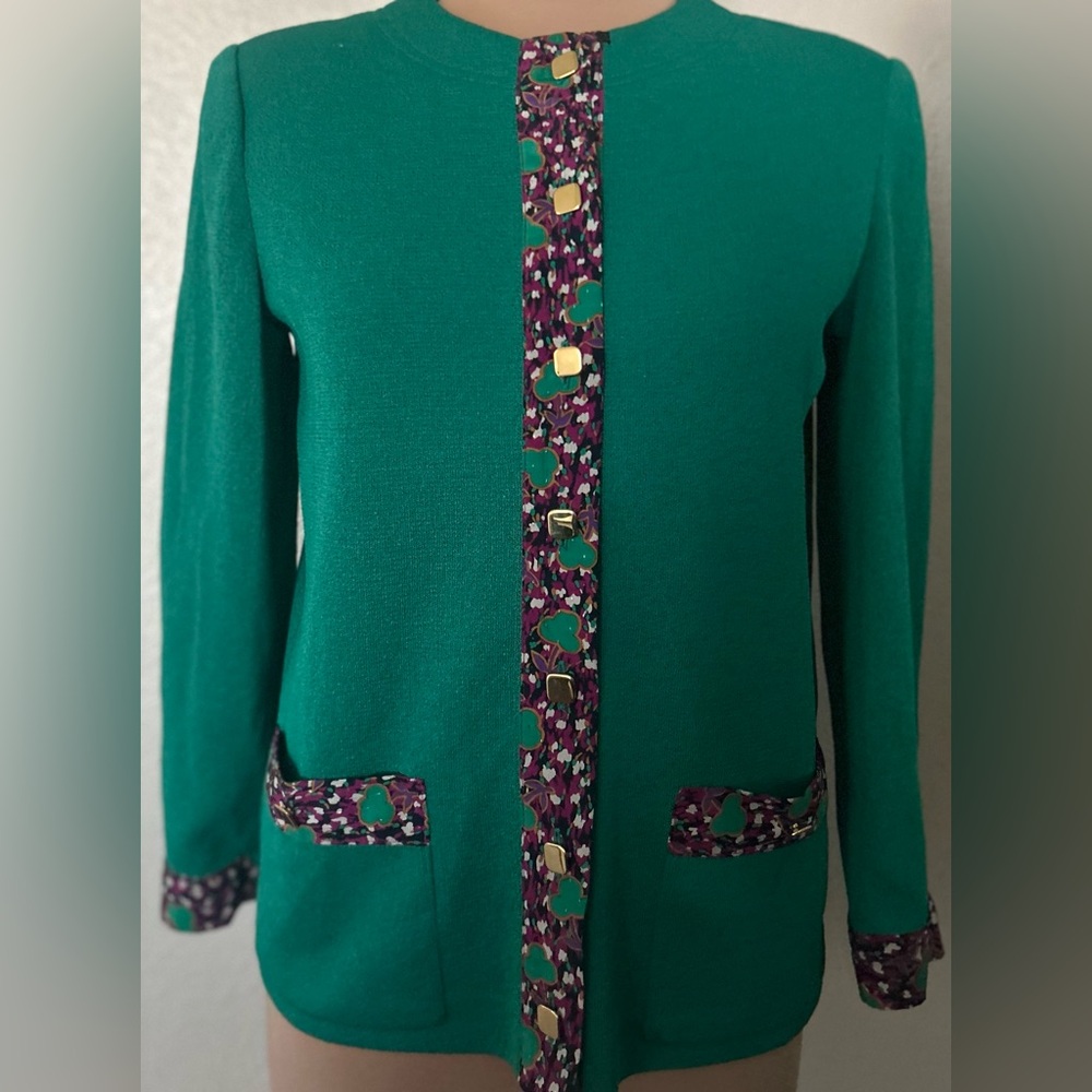 Castleberry Green Knit Top